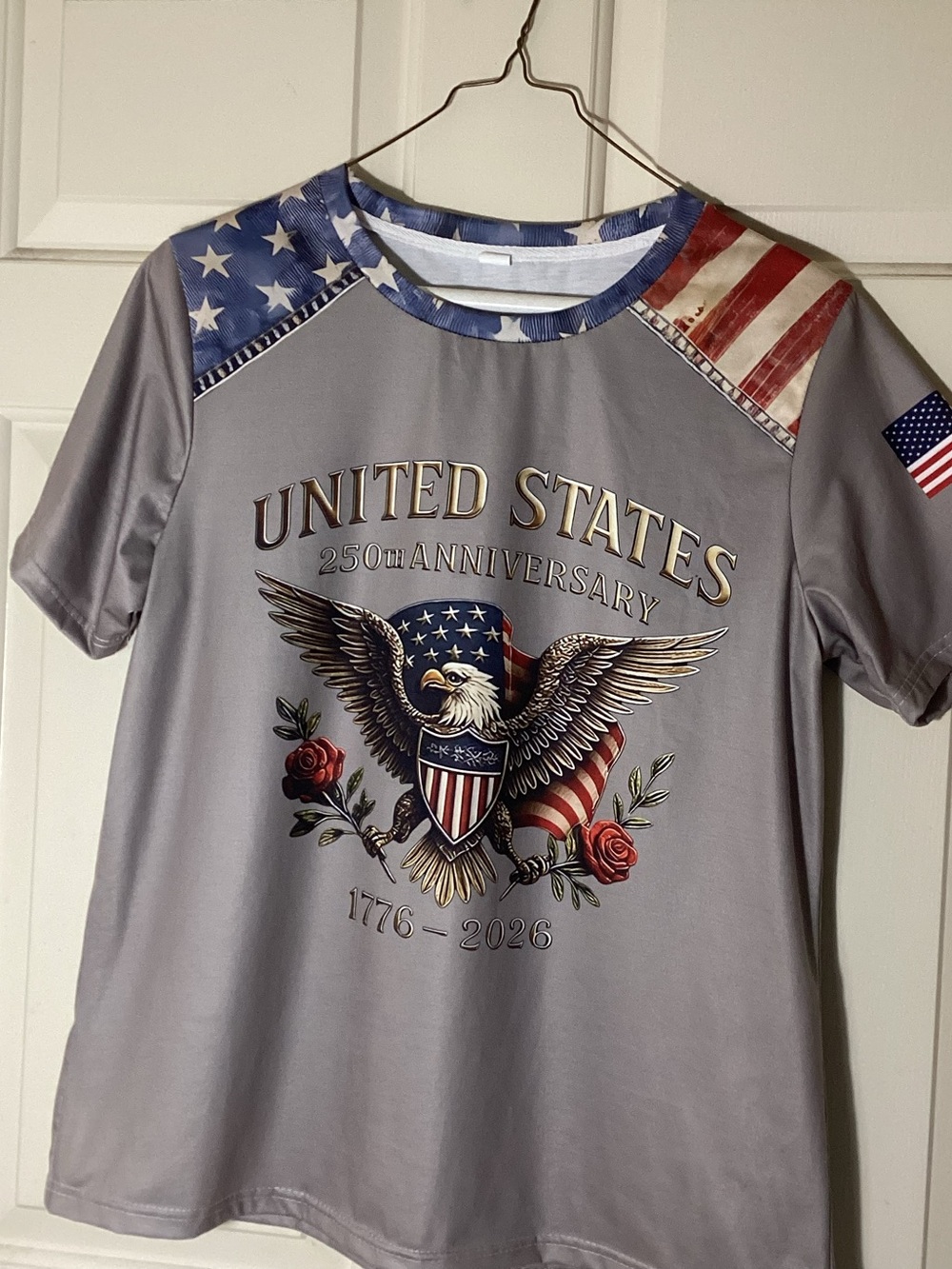 Patriotic T-Shirt. Size XL. Unbranded. Polyester feel. Unisex.